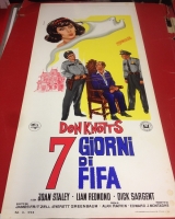 7 Giorni di fifa 1966 locandina cinema 35x70