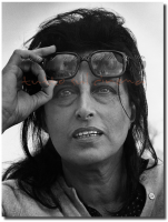 Anna Magnani rughe occhiali posa  poster Foto 20x25