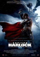 Capitan Harlock 3D  - Manifesto 100X140
