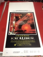 Excalibur 1981 locandina cinema 33x70