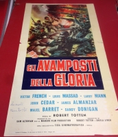 Gli avamposti della gloria 1962 locandina cinema 35x70