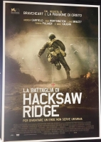 La battaglia di Hacksaw Ridge (2017) manifesto cm. 100X140