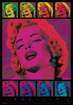 Marilyn Monroe pop art poster 3D in Movimento!