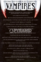 Poster Gli Aforismi dei Vampiri