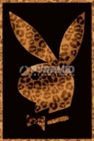 Poster LOGO Coniglio Playboy Leopardo