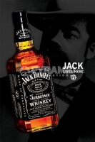 Poster Lifestyle Pub e Birrerie Whisky Jack Daniel's Bottiglia