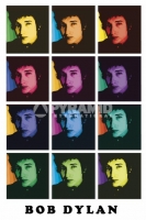 Poster Musica Bob Dylan Pop Art Style