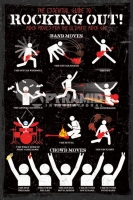 Poster Musica Come essere una vera star del Rock Rocking Out