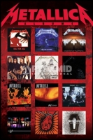 Poster Musica Metallica Raccolta Foderine Albums
