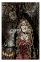 Victoria Frances Cauldron Poster Fantasy