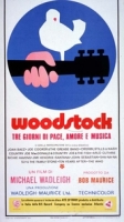 Woodstock - Locandina digitale 33X70 ristampa