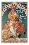 poster Arte Mucha Chocolat Ideal retro stampa