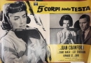 5 CORPI SENZA TESTA (1964) Joan Crawford 50x70 prima edizione