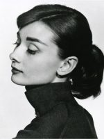 Audrey Hepburn profilo foto poster 20x25