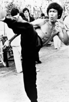 Bruce Lee combattimento posa foto poster