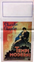 C.Chaplin Tempi Moderni loc 33x70 edizione anni 80