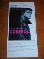 CONTROL locandina origin. prima stampa 33x70 Hollywood