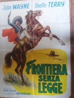 FRONTIERA SENZA LEGGE (1934) Manifesto originale epoca 100x140