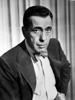 Humphrey Bogart primo piano foto poster 20x25