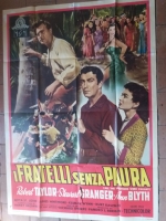I FRATELLI SENZA PAURA (1953) manifesto originale epoca 100x140