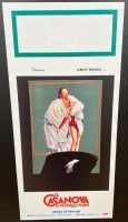 Il Casanova di Federico Fellini locandina digitale 33x70