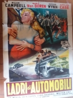 LADRI DI AUTOMOBILI (1955) Manifesto originale epoca 100x140
