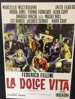 La Dolce Vita Federico Fellini Mini-poster cm. 35x50 (tipo B)