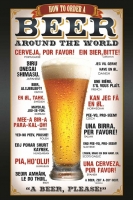Poster Come Ordinare la Birra Pub Birreria