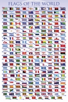 Poster Educativi e Scolastici Bandiere del Mondo
