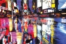 Poster Fotografico New York Times Square Le luci della Grande Me