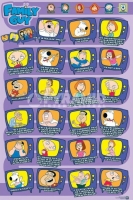 Poster Fumetti Cartoons I Griffin Personaggi e Citazioni