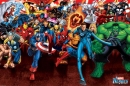 Poster Fumetto Eroi Marvel Tutti i Personaggi