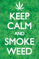 Poster Keep Calm and Smoke Weed