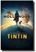 Poster Le avventure di Tintin Spielberg Globe Teaser 61x91,5 cm/