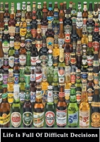 Poster Lifestyle Pub Bottiglie di Birra