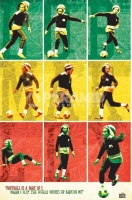 Poster Musica Bob Marley Football