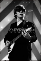 Poster Musica John Lennon Bianco e Nero Chitarra