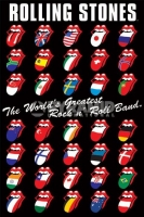 Poster Musica Rolling Stones Lingua di ogni Nazione
