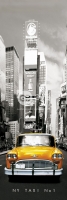 Poster New York Taxi Giallo DOOR POSTER