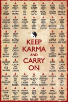 Poster Proverbi Keep Karma and Carry On