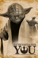 Poster Star Wars Guerre Stellari Yoda Ed Inglese 6