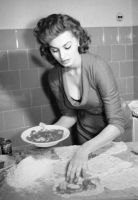 Sophia Loren Pizza napoletana Miniposter 35x50