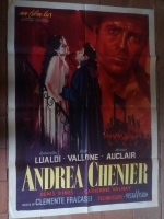 ANDREA CHENIER (1955) manifesto originale epoca 100x140 (Nistri)