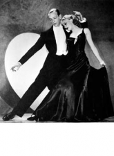 ginger rogers e fred astaire posa ballo foto poster 20x25