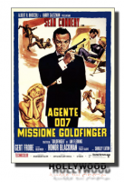 poster agente 007 missione Goldfinger